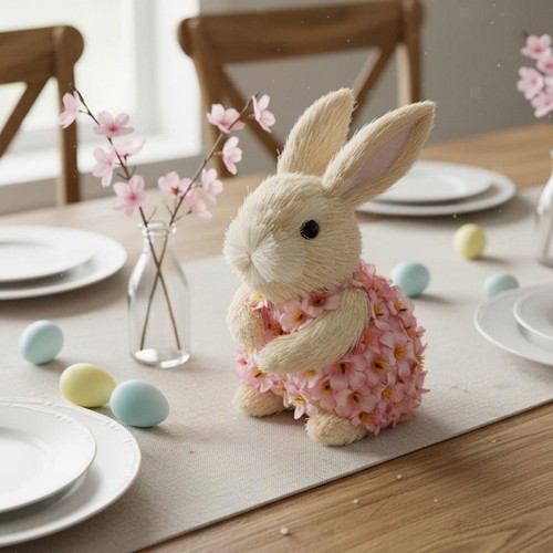 Osterhase figur handgefertigt - osterhase,