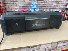 HITACHI TRK-3D30E GHETTOBLASTER BOOMBOX  Radio Super Woofer Schwarz Casseten