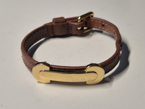 Coccinelle lederarmband cognac - lederarmband,