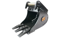 MS01 Tieflöffel Baggerschaufel Baggerlöffel Minibagger 30 cm 300 mm HARDOX 1T Kl