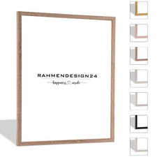 Rahmendesign24 Bilderrahmen Nero, 6 Farben - 40 Größen, Fotorahmen, Posterrahmen