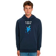 Herren Hoodie In Marineblau
