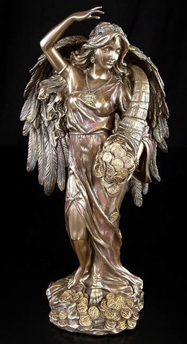 Fortuna figur als engel - figur,