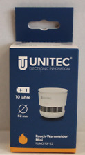 Unitec Mini Rauchwarnmelder - durchmesser 52mm - weiss - Neu - KG2 655