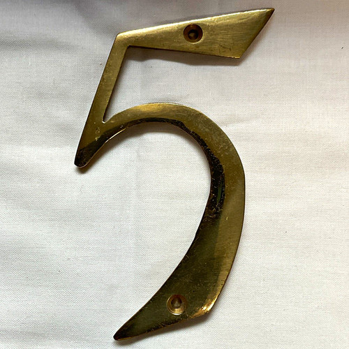 Hausnummer ziffer metall - ziffer,