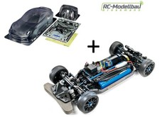 Tamiya 300047326 1:10 RC TT-02R Chassis Kit + 51705 Kar.-Satz Porsche 911 GT3