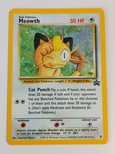 Pokemon Meowth WP 10 Black