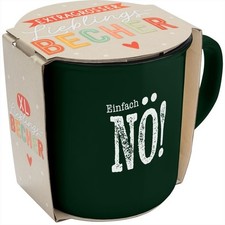 sheepworld Porzellan Henkelbecher Extragroßer Lieblingsbecher - Nö! 550ml