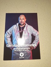 Autogrammkarte Christoph Tomanek Morden Im Norden Tatort SOKO ARD ZDF RTL NDR 