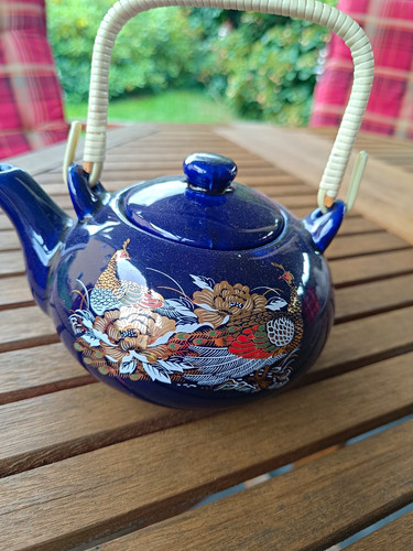 Keramik teekanne blau - teekanne, 0,5l