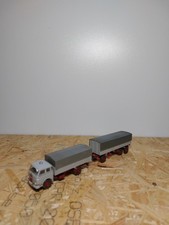 Wiking MAN Pausbacke Planenhängerzug 2/3  grau