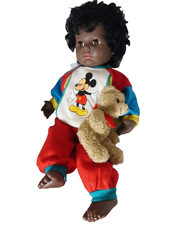 so süß - Schildkrötpuppe Junge Peterle dunkel - 52 cm - mit Teddybär