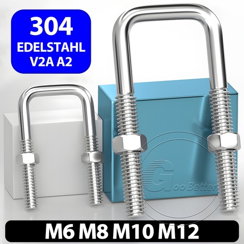 Edelstahl v2a bügelschraube - v2a, u-bügelschraube