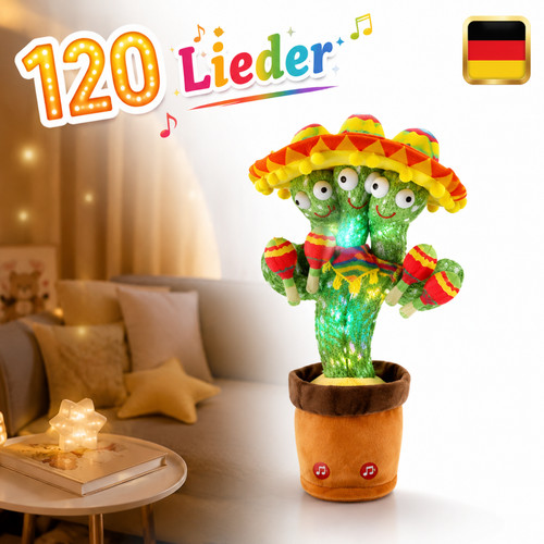 Plüschtier tanzender kaktus - tanzender,