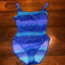 Sessa Swimsuit Womens 16 Blues