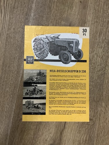 Orig hela 230 prospekt - orig.,