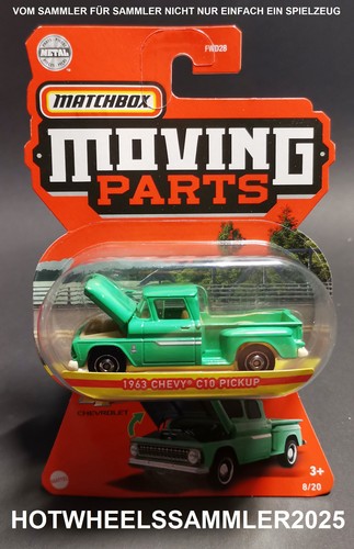 Matchbox moving parts 1963 - moving, "1963