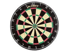 CRIVIT Sisal Dartscheibe, für Steeldarts - B-Ware neuwertig