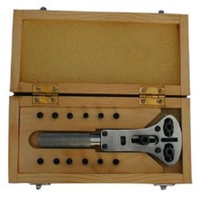 Jaxa Uhrenöffner Gehäuseöffner Gehäuse Öffner mit Bitz in Holzbox NEU !