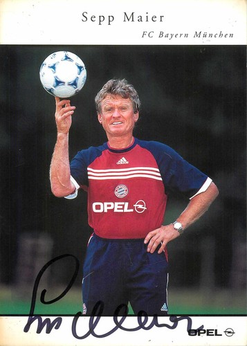 Autogramm sepp maier - sepp,
