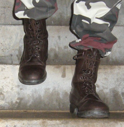 Retro vintage springerstiefel - retro,