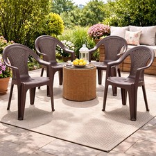 4 Stück Stapelstuhl