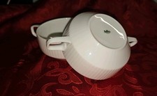 Porzellan Suppentassen Weiß