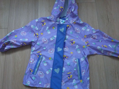 Wie neu mädchen regenjacke - neu,