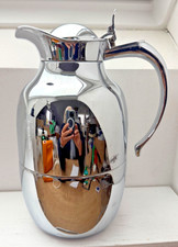 ALFI JUWEL Isolierkanne Thermoskanne  1 L Messing verchromt Designklassiker