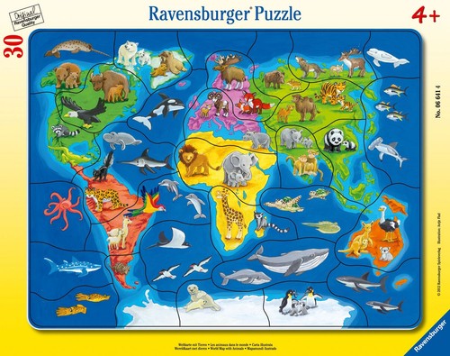 Rahmenpuzzle weltkarte mit - rahmenpuzzle,