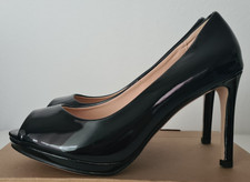Damen Plateau Peeptoe Pumps