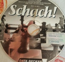 Schach, CD-Rom, Data Becker ! 1 aus 1995 TOTAL RARE ! TOP ERHALTEN !