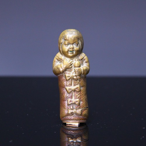 Victorian brass baby - victorian, matches