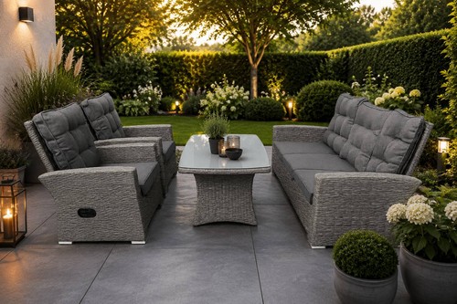 Tlg polyrattan sitzgruppe - polyrattan,