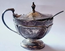 D0636 - Antike Sterling Silber Saliere - Birmingham - Um 1874 - 117,83 g