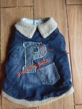 Hundemantel, Mantel,  warmer Hundeumhang  , Jeans ,  Hundepullover, Jeansmantel