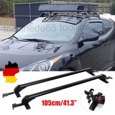 105cm Dachträger Gepäckträger Aluminum + Schlüssel Für Hyundai i10 i20 2008-2024