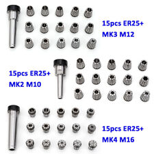Heißer MK2 MK3 MK4 Spannzangenfutter DIN228 ER25 Spannzangensatz 0.015mm 40Kr DE