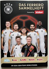 Ferrero Sammelheft UEFA EURO 2024 Sticker Duplo Hanuta Kinder Kicker Sammelalbum