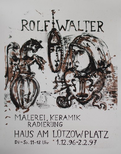 Rolf walter ausstellungsplakat - rolf,