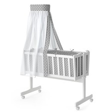 Babywiege Vitalispa Noah 40x90 mit Rollen