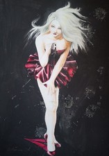 Bild selbst gemalt Wasserfarben auf Papier A4