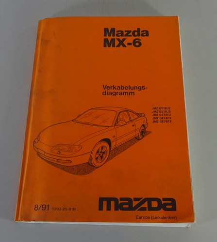 Werkstatthandbuch mazda 6 - mazda, mx-6