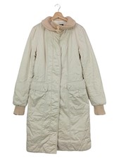 DKNY JEANS Steppmantel Damen Beige Gr. 40/L Klassisch Elegant Freizeit