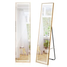 Ganzkörperspiegel gold mit