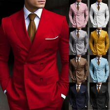 Herrenanzug Business Formal Zweireihige Jacke Arbeitskleidung Maßgeschneidert