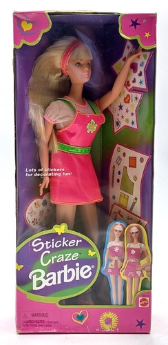 1997 sticker craze barbie - 1997,