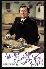 Musiker Hubert Wolf mit