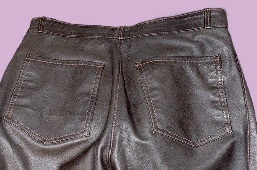 Lederjeans butterweiches nappa - butterweiches,