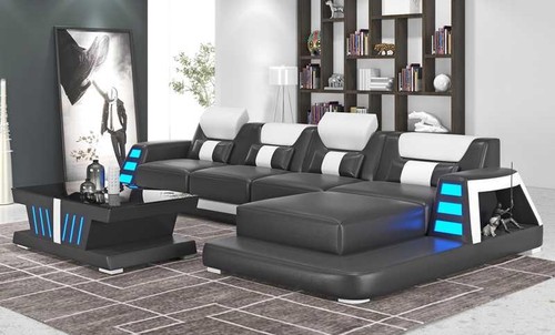 Ecksofa ledersofa form couch - ecksofa,